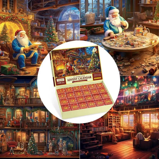 1008PCS Puzzle Christmas Advent Calendar 2023 For Kids - PlusoneToys