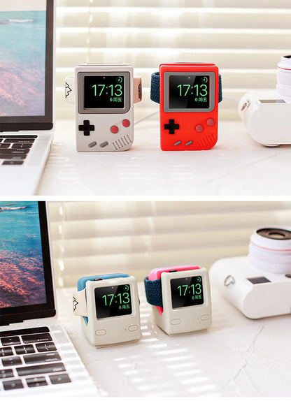 The Vintage Macintosh Style Apple Watch stand