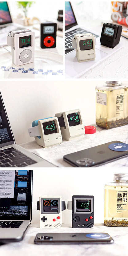 The Vintage Macintosh Style Apple Watch stand