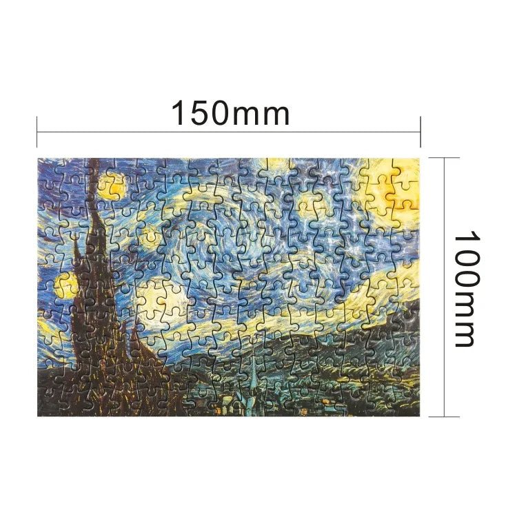 150PCS Mini Test Tube Jigsaw Puzzle The Great Wave Off Decompression Fidget Toys Famous Painting Puzzle for Aldult Family Game - PlusoneToys