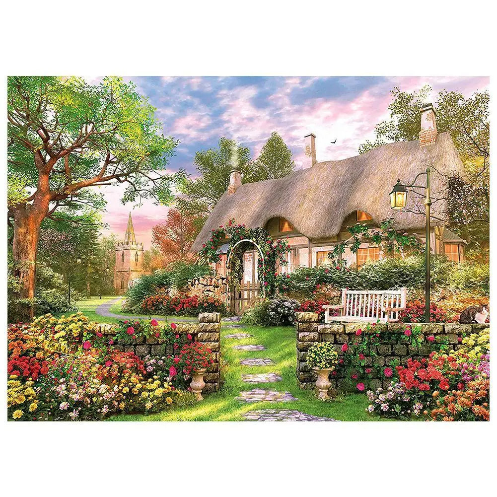 Landscape Puzzle Paper Material 1000 Pieces Household Decoration Adult Children's Toy Holiday Gift Home DIY Educational Toys