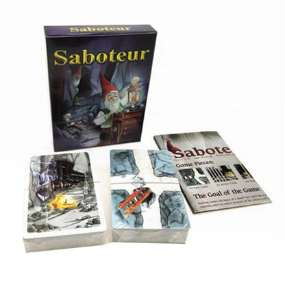 Saboteur Board Game Cards Table Games Funny Board Card Games for Families Party Dwarf Gold Mine Digging Miner Board Game