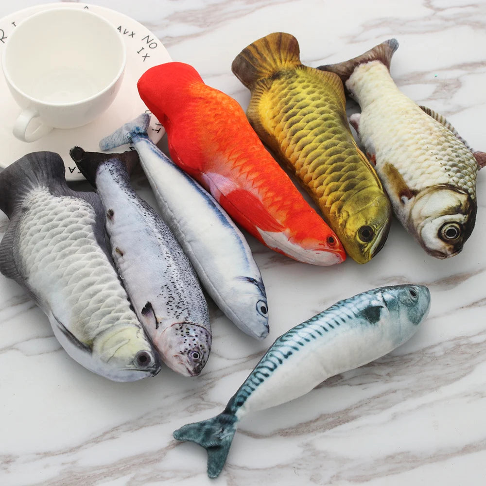 New Lovely Soft Funny Artificial Simulation Fish Cute Plush Toys Stuffed Sleeping Toy For Little Kids Playing Toy Gift