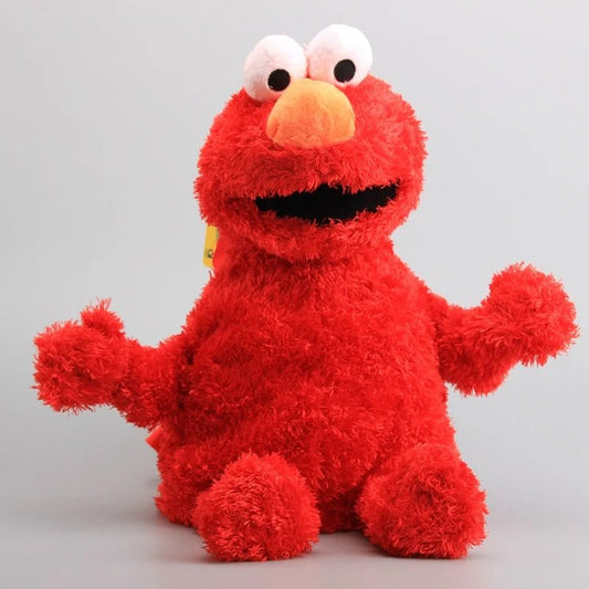 2 Style Sesame Street Plush Backpack Red Elmo Blue Cookie Guy Children's School Bag Kids Gift - PlusoneToys