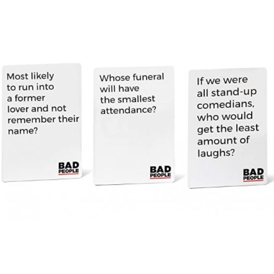 Bad People Card Game – Plusonetoys