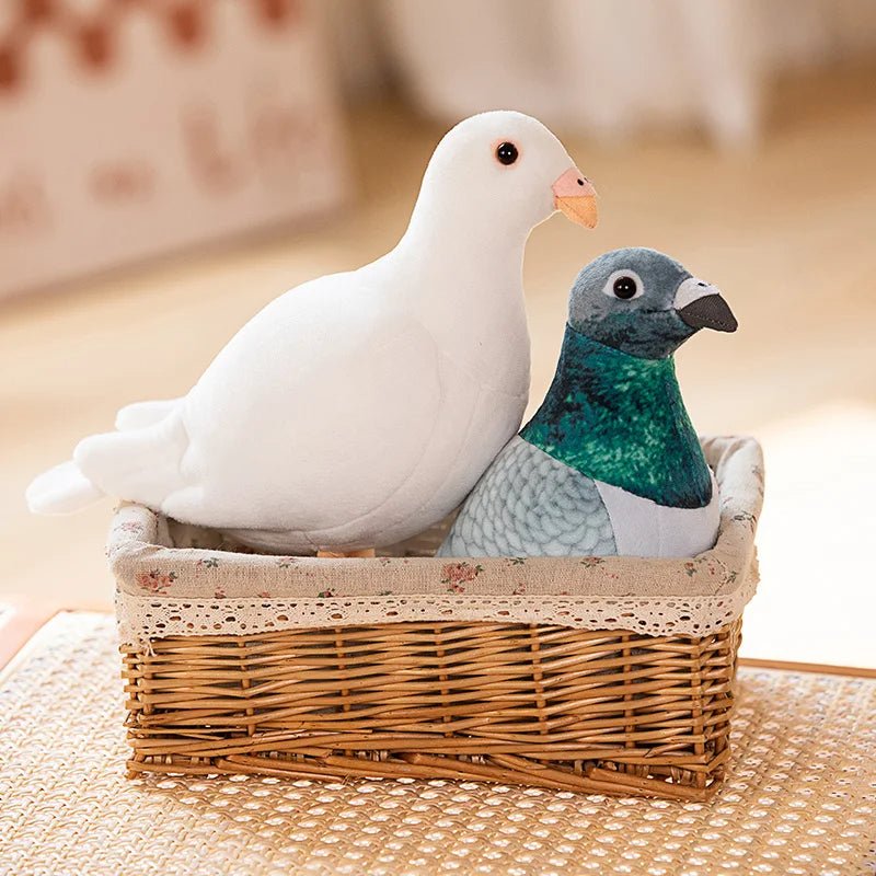 20cm Simulated birds peace pigeons Magpie Room decorations Gifts for family and friends Party Birthday party gifts - PlusoneToys