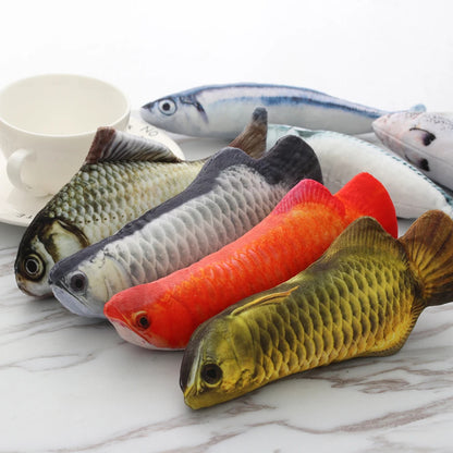 New Lovely Soft Funny Artificial Simulation Fish Cute Plush Toys Stuffed Sleeping Toy For Little Kids Playing Toy Gift