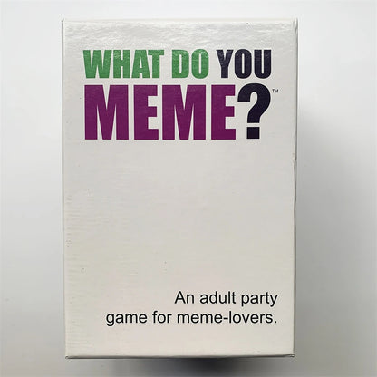 What DO YOU MEME board game card, suitable for gatherings, Christmas parties, drinking games and entertainment