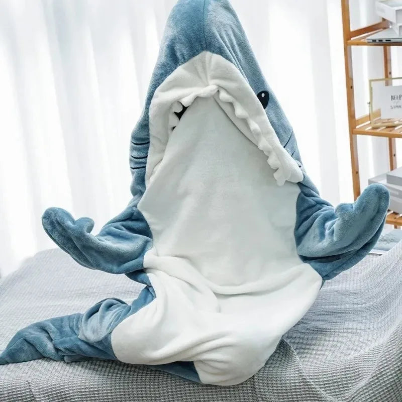 Wearable Shark Sleeping Blanket