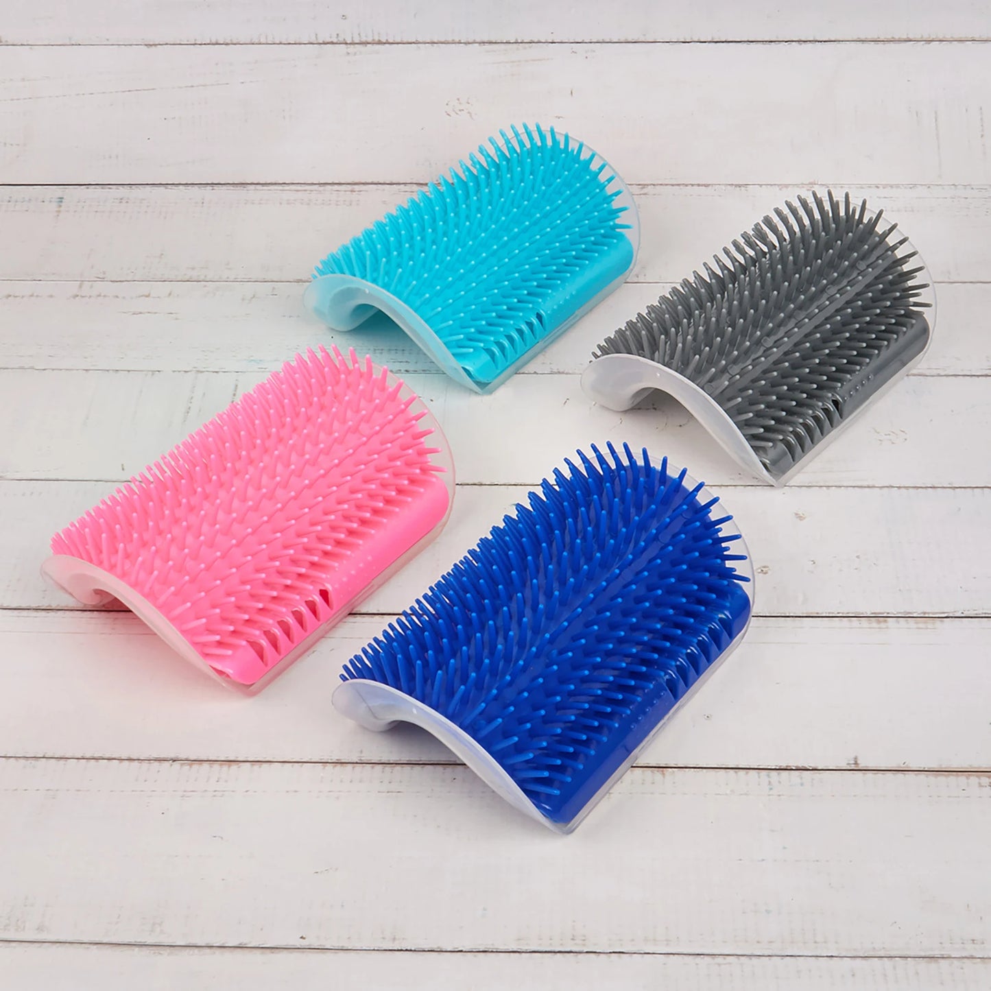 Cat Massage Comb Pet Brush Corner Scrape Hair Removal for Cats Beauty Clean Corner Brush Removable Pet Grooming Cat Self Groomer