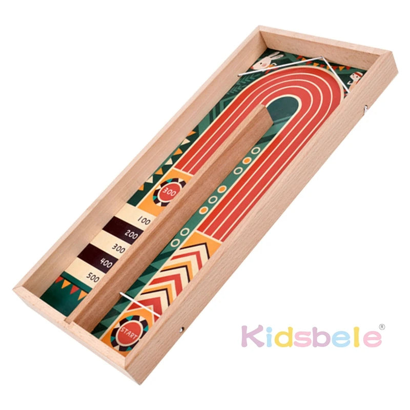 Wooden Board Game Set Toy Disc Mind Battle Game Shuffleboard Curling Game Ideal For Adult And Family Entertainment Kids Gifts