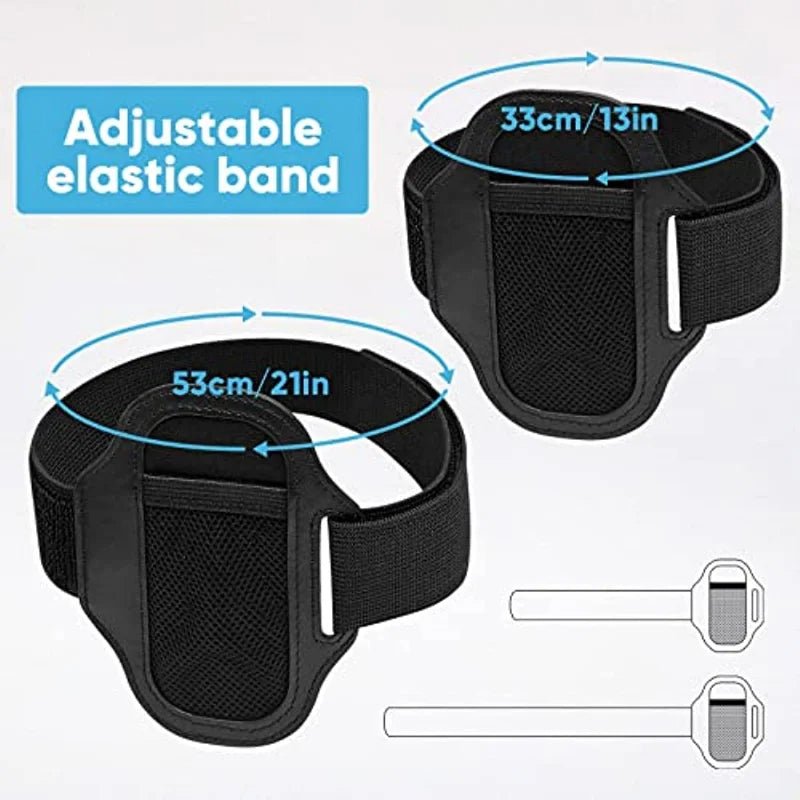 2PC Leg Strap for Switch Sports Play Soccer, for JoyCons Switch OLED Model Controller Game Accessories,Adjustable Elastic Strap - PlusoneToys