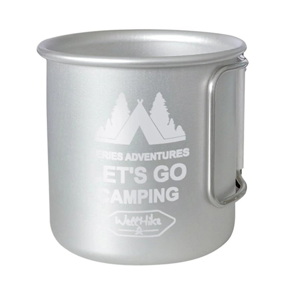 300ML Camping Mug Aluminium Alloy Folding Cup Nature Hike Mug Ultra - Light Camping Travel Water Cup Outdoor Camping Cookware - PlusoneToys