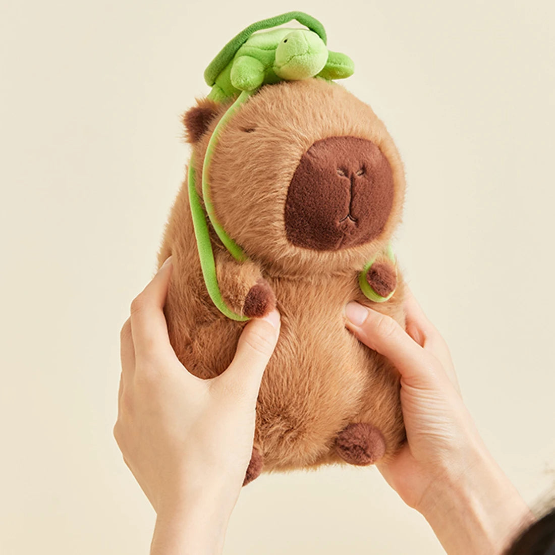 Kawaii Capibara Plush Doll Capybara Anime Bag Pendant Keychain Soft Stuffed Toys Kids Girls Birthday Gift Cute Cartoon Stickers