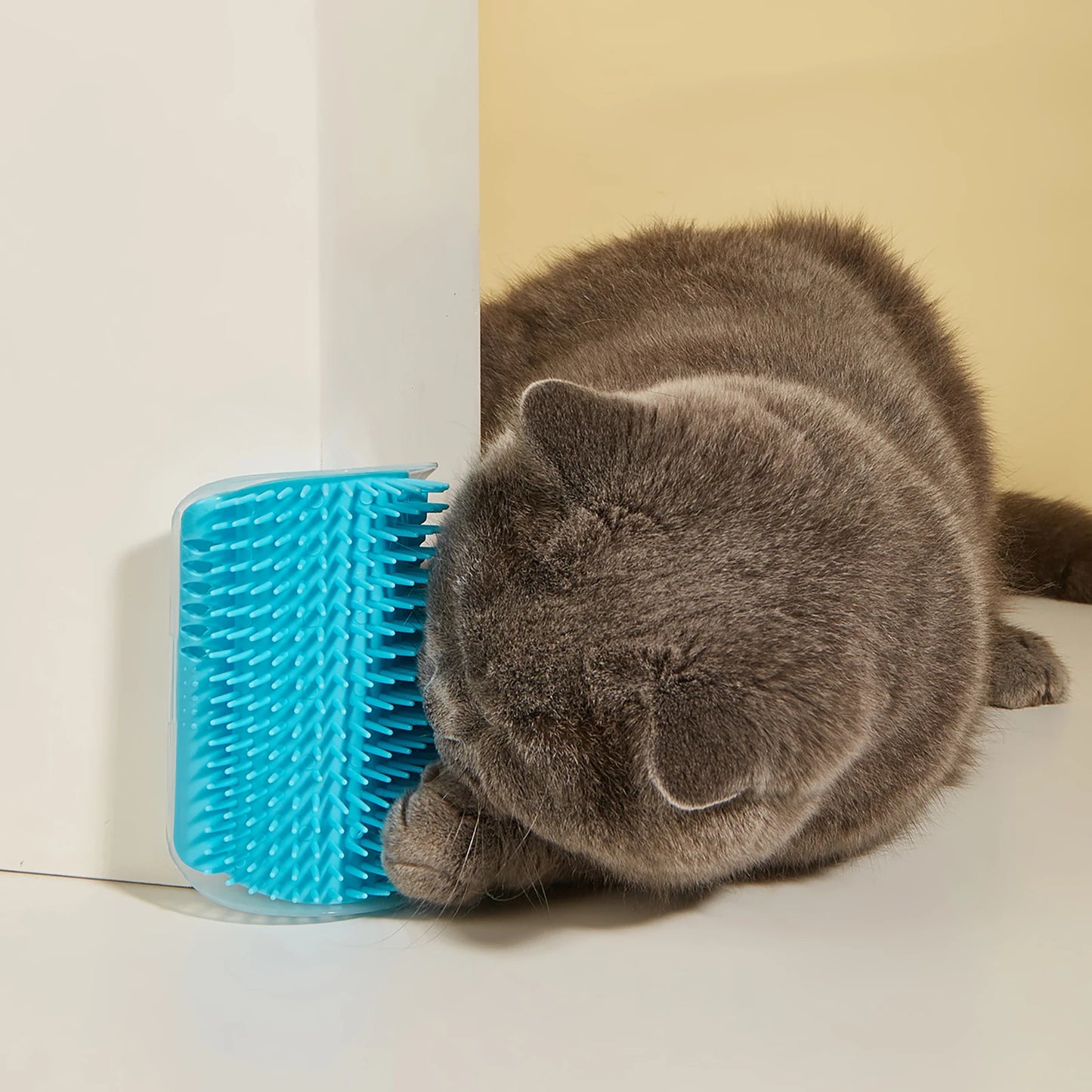 Cat Massage Comb Pet Brush Corner Scrape Hair Removal for Cats Beauty Clean Corner Brush Removable Pet Grooming Cat Self Groomer