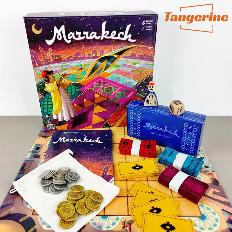 Marrakech| Strategy Game for Families and Adults | Ages 8+ | 2 to 4 Players | 20 Minutes