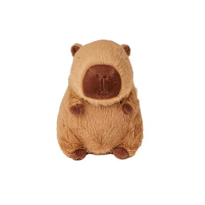 Kawaii Capibara Plush Doll Capybara Anime Bag Pendant Keychain Soft Stuffed Toys Kids Girls Birthday Gift Cute Cartoon Stickers