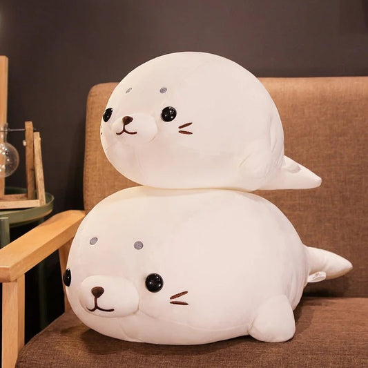 50/60cm Cute Soft Animal Sea Lion Doll Baby Sleeping Pillow Cartoon Marine Animals Seal Plush Stuffed Toy Kids Girls Lovely Gift - PlusoneToys