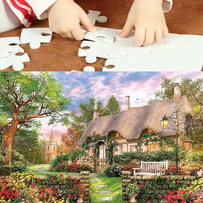 Landscape Puzzle Paper Material 1000 Pieces Household Decoration Adult Children's Toy Holiday Gift Home DIY Educational Toys