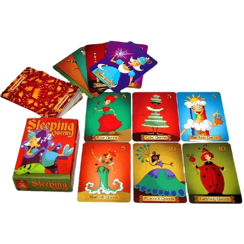 Sleeping Queens |  Board Game 2-5 People Family Gift Wake Up Queen Strategy Game Fun Childrens Toys