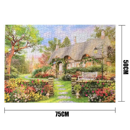 Landscape Puzzle Paper Material 1000 Pieces Household Decoration Adult Children's Toy Holiday Gift Home DIY Educational Toys