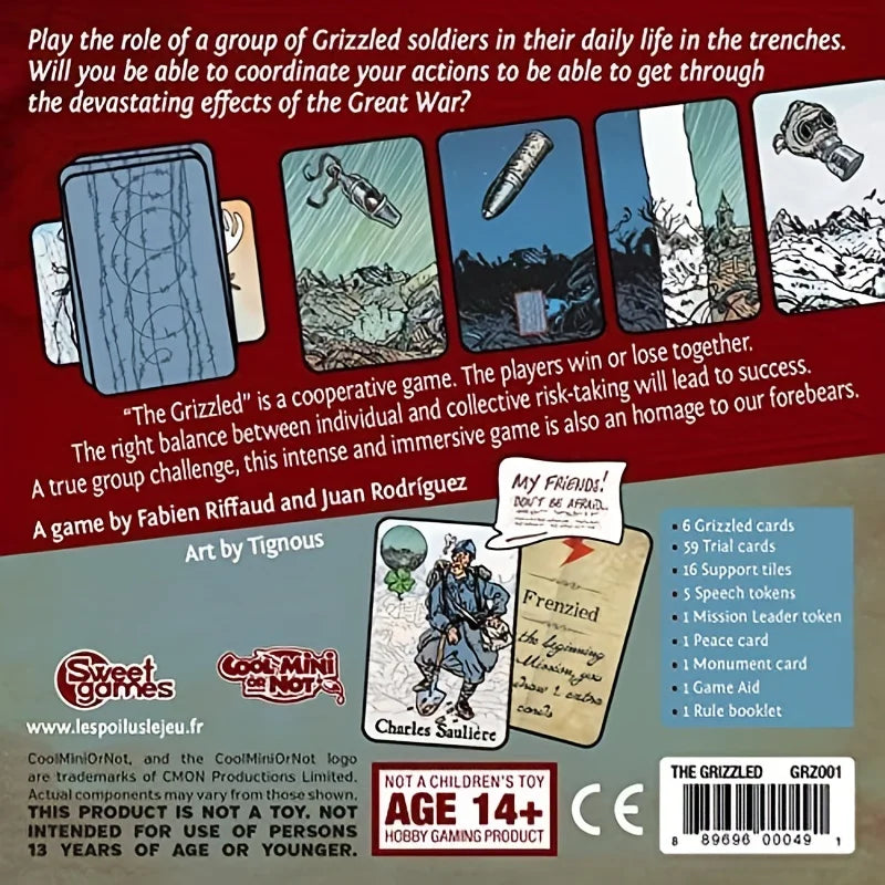 The Grizzled: at Your Orders! Card Game Expansion