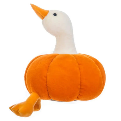 Cute Big Pumpkin Goose Plush Toys Kawaii Animal Large Duck Cartoon Sleep Pillow Cushion Soft Stuffed Doll Girl Children For Gift