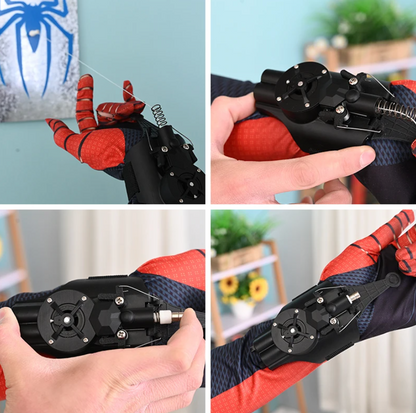 Spiderman Web Shooters Spider Man Wrist Launcher Upgraded Version Peter Parker Cosplay Gadgets Set