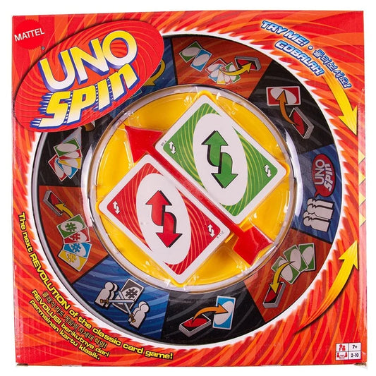 UNO Games SPIN Card Board Game Family Funny Entertainment Poker Playing Cards Toys for Children Birthday Gifts