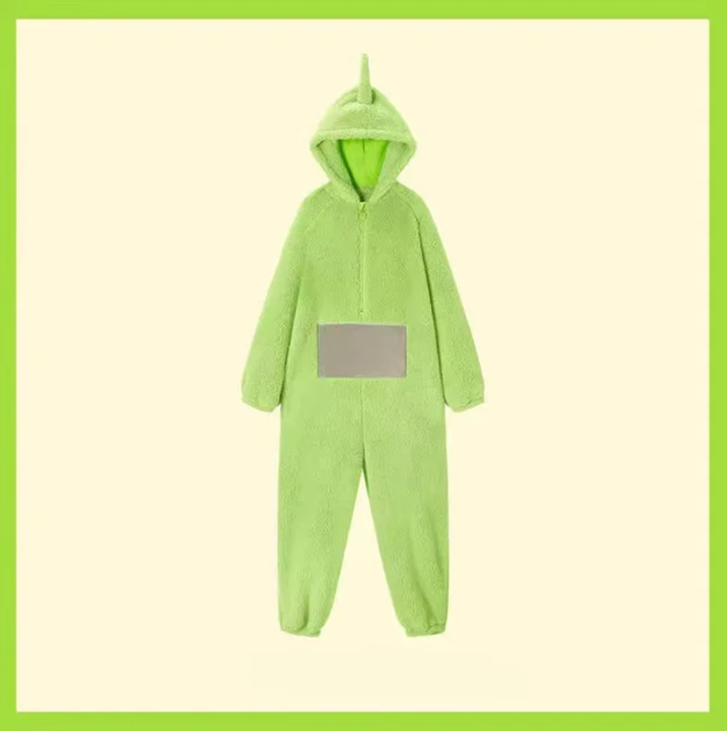 Unisex Party Wear Eletubbies Costumes Soft Long Sleeves Piece Pajamas Costume Home Clothes Cosplay Adult for Home Clothes