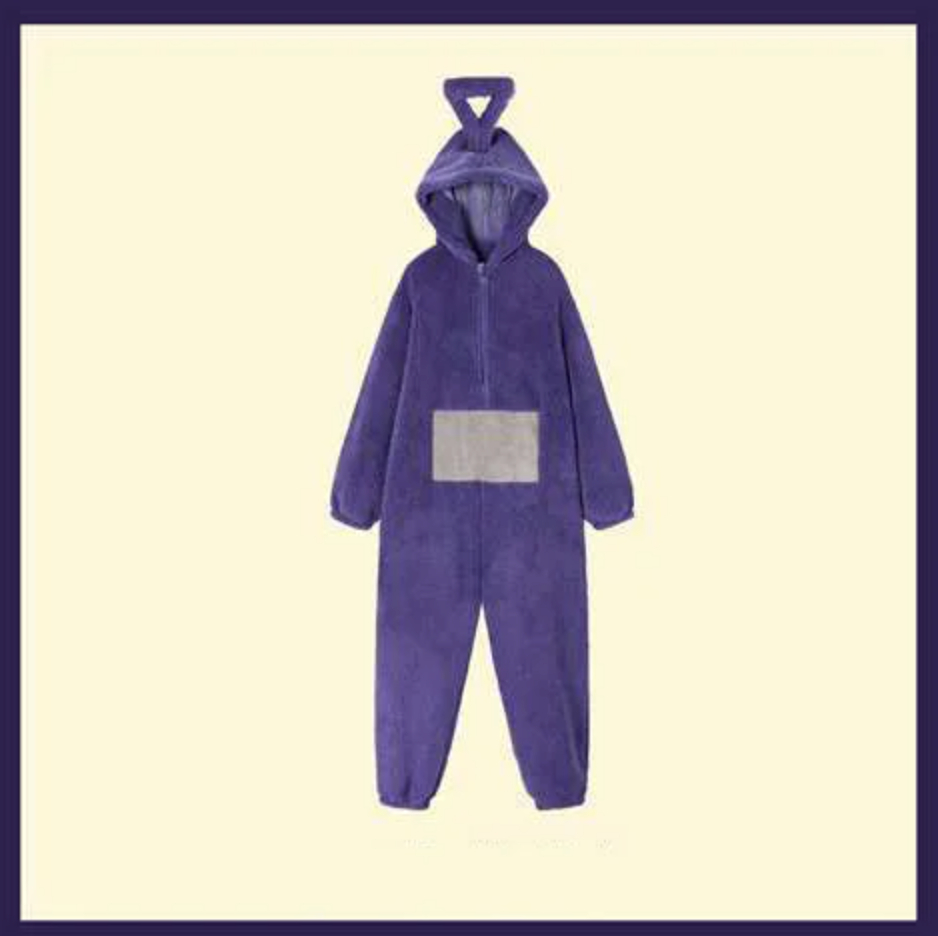 Unisex Party Wear Eletubbies Costumes Soft Long Sleeves Piece Pajamas Costume Home Clothes Cosplay Adult for Home Clothes