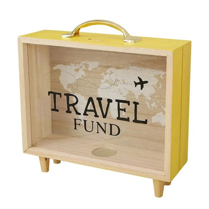 Adventure Archive Box Wooden Travel Fund - PlusoneToys