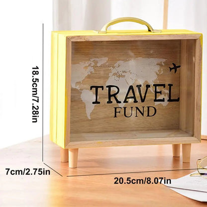 Adventure Archive Box Wooden Travel Fund - PlusoneToys