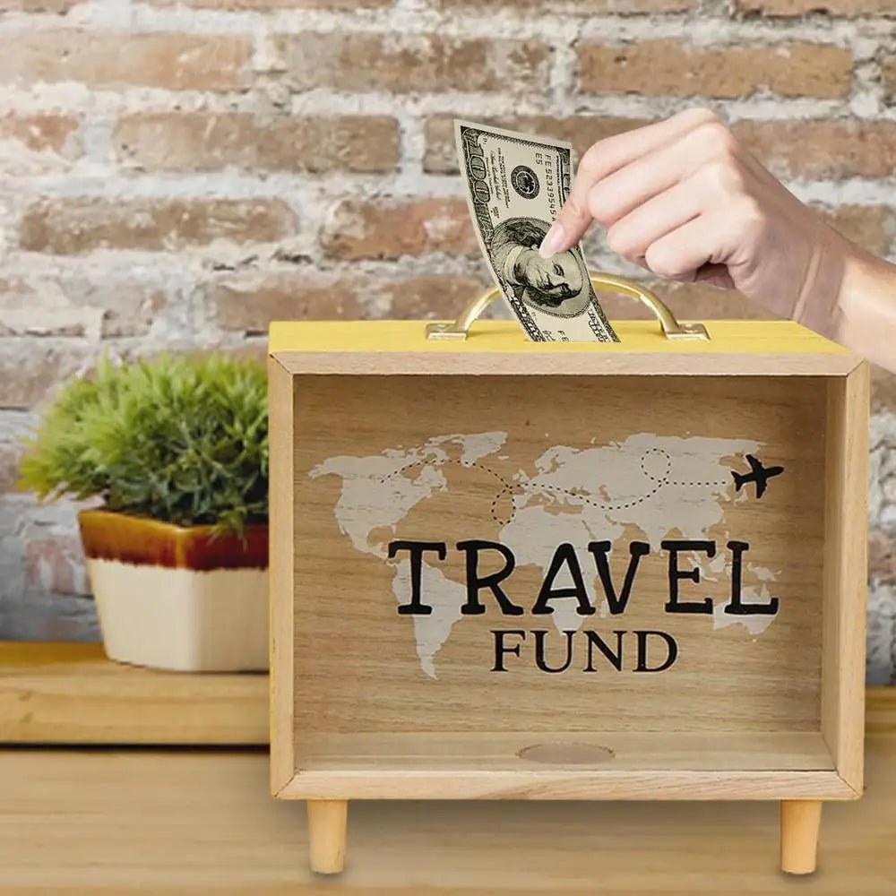 Adventure Archive Box Wooden Travel Fund - PlusoneToys