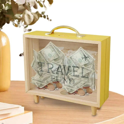 Adventure Archive Box Wooden Travel Fund - PlusoneToys