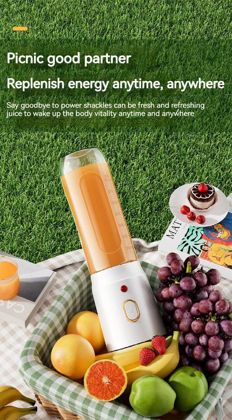 Portable Wireless Blender Electric Fruit Juicer Machine