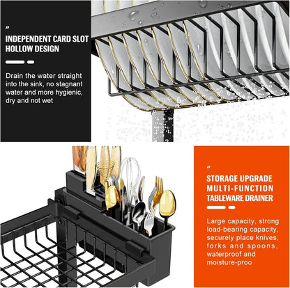 Large Dish Drainer Kitchen Organization