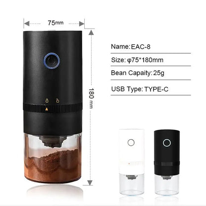 Electric Portable Coffee Grinder TYPE-C USB Charge