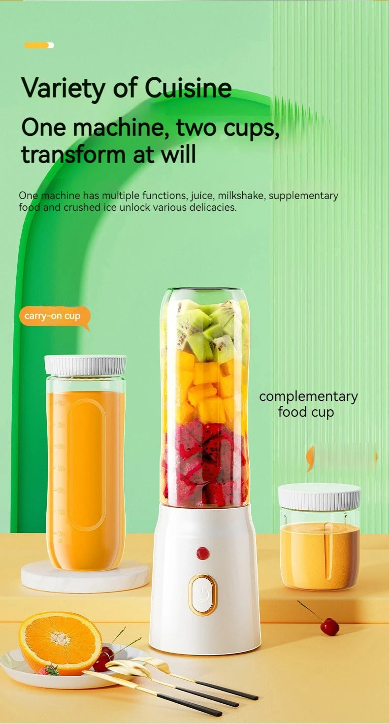 Portable Wireless Blender Electric Fruit Juicer Machine