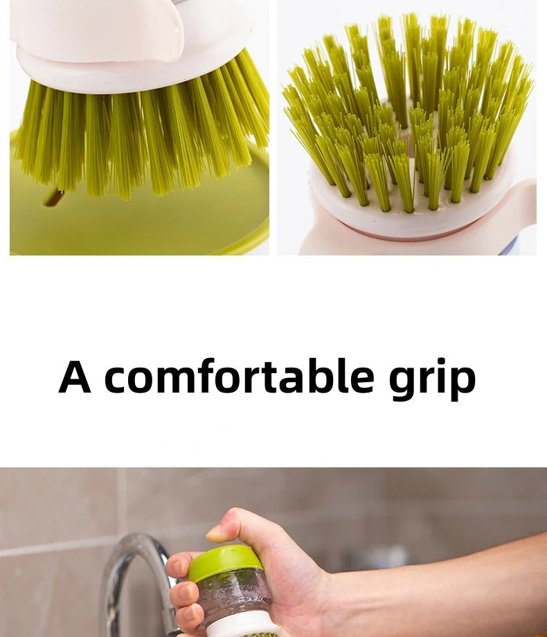 Dish Brush With Soap Dispenser