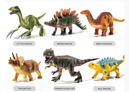 Children Simulation Dinosaur World Toy For Boy Jurassic Models Action Figures PVC Tyrannosaurus Animals Park Kids 3 Years Gift