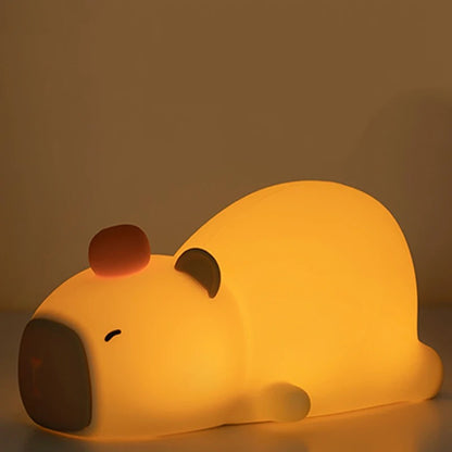 LED Capybara Night Light USB Rechargeable