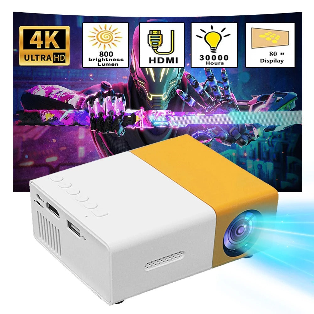 YG300 Smart Projector LED HD Projetor