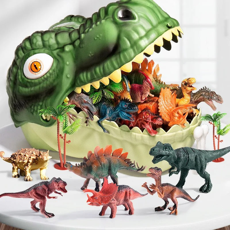 Children Simulation Dinosaur World Toy For Boy Jurassic Models Action Figures PVC Tyrannosaurus Animals Park Kids 3 Years Gift