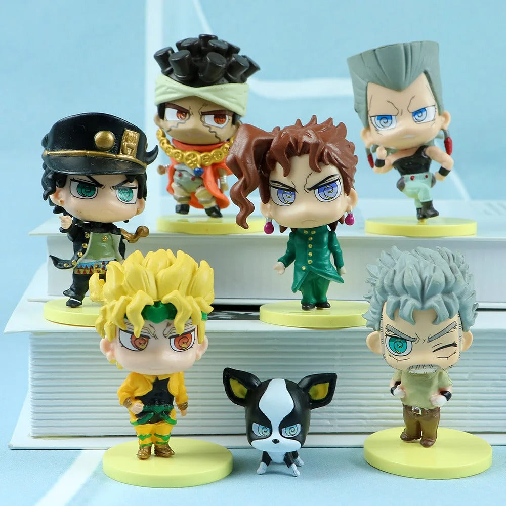 JoJo's Bizarre Adventure Cute Figure Toys 7pcs/set