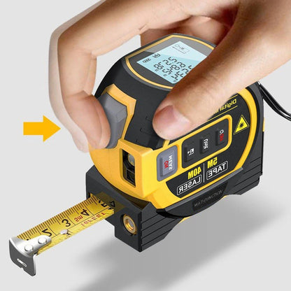 Laser Distance Meter Measuring Laser Tape Measure Digital Laser Rangefinder Digital Electronic Roulette Stainless 5m Tape Ruler