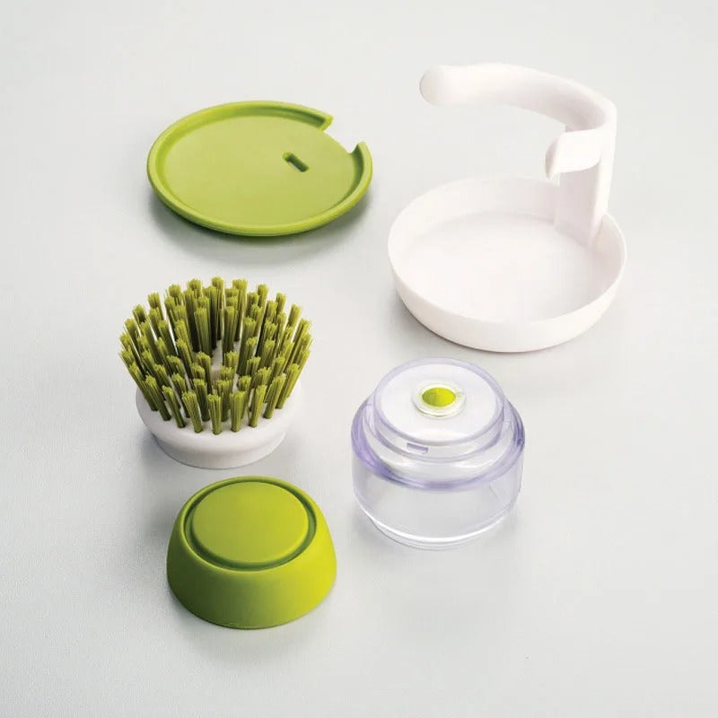 Dish Brush With Soap Dispenser