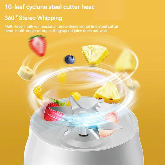 Portable Wireless Blender Electric Fruit Juicer Machine