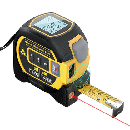 Laser Distance Meter Measuring Laser Tape Measure Digital Laser Rangefinder Digital Electronic Roulette Stainless 5m Tape Ruler